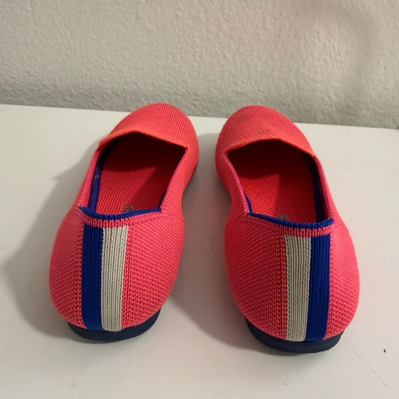 Rothy's Bold Pink and Blue Loafers - Picture 5 of 8